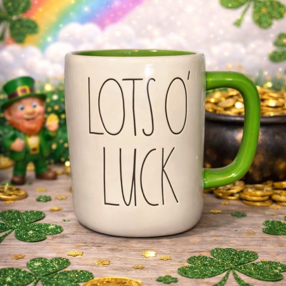 Rae Dunn LOTS O’ LUCK Mug